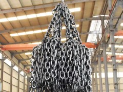 礦用高強度圓環(huán)鏈條 吊索具G80刮板機輸送鏈子